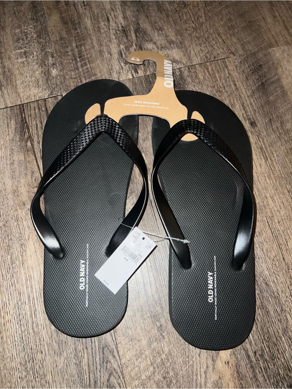 Old Navy Black Simple men's Flip Flops